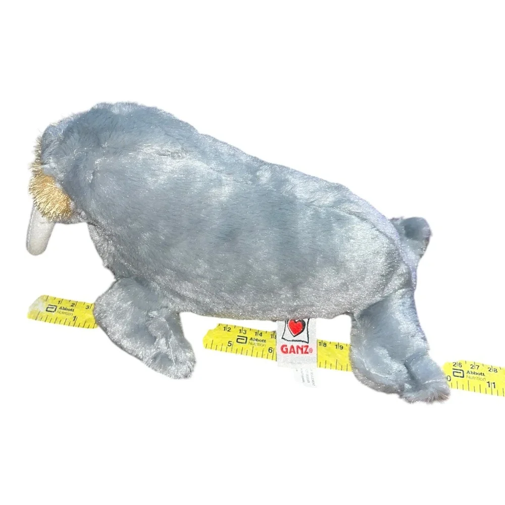 Ganz Webkinz‎ Walrus Plush Light Blue Stuffed Animal HM332 Collectible 10 Inch